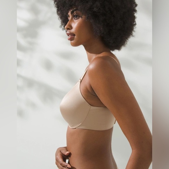 Soma VANISHING BACK Full Coverage Bra Beige Size 36D - Picture 2 of 10